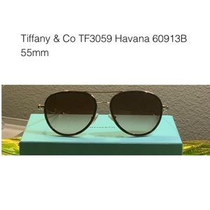 Authentic Tiffany & Co. aviator sunglasses